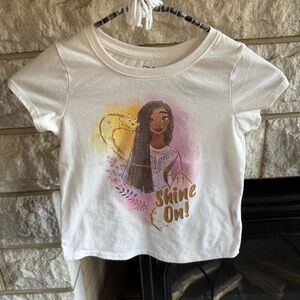 Disney White Shine On Wish T-Shirt 5T